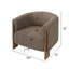 Fauteuil demi-tonneau rembourré Kellan-134492460-134492463