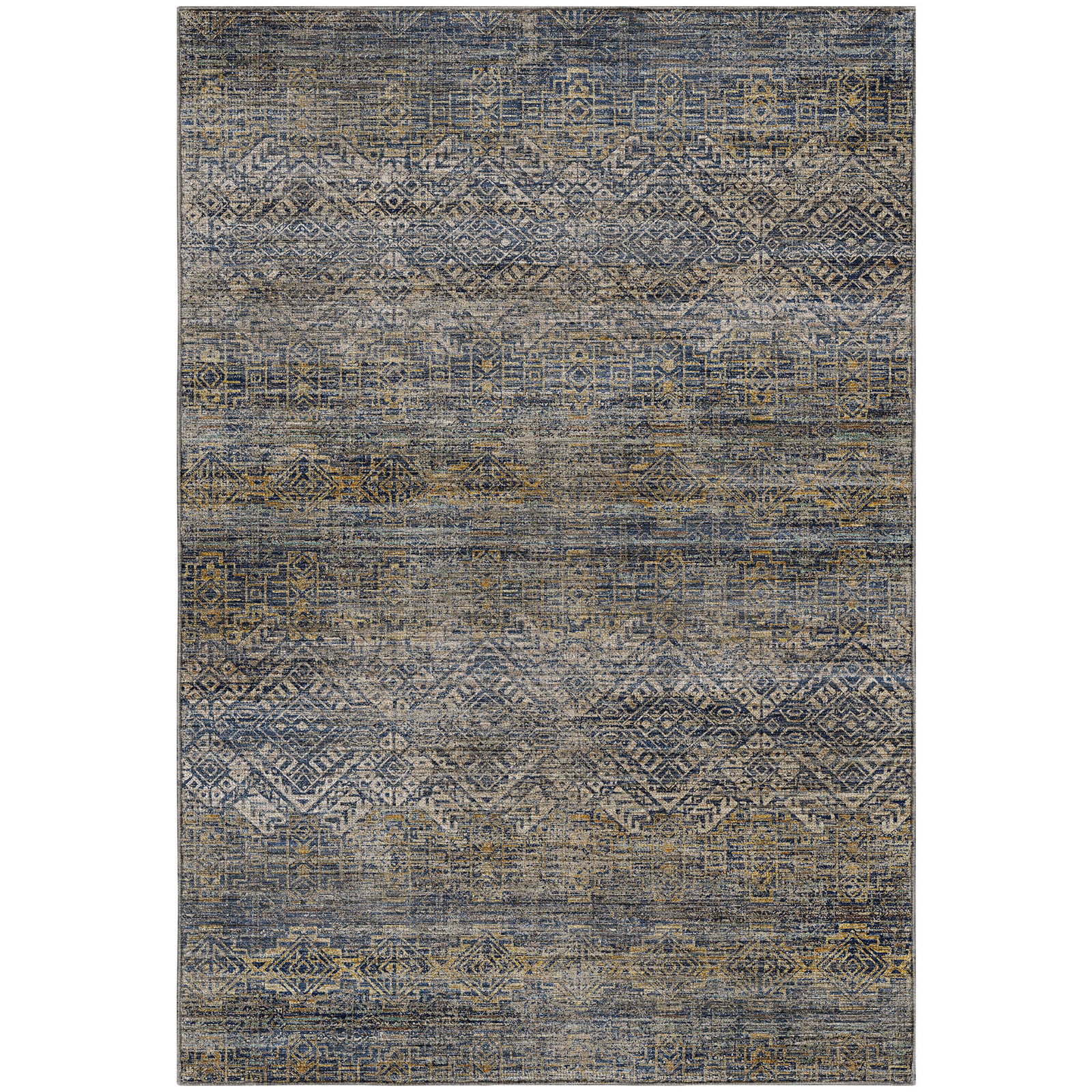 Rug, Navy, 6'6" x 9'6"