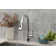 FlowCurve 1.5 in Centerset Touch Free Sensor Kitchen Faucet without Deckplate in Polished Chrome