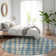 Premium Machine Washable Prisco Denim Rug