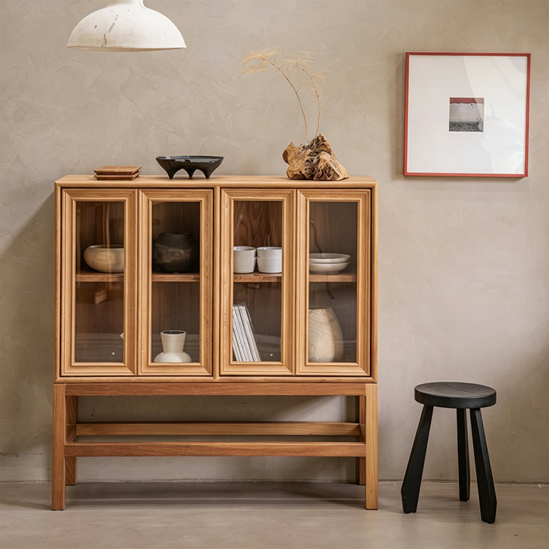 Retro and minimalist style sideboard