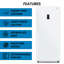 Kenmore 17 cu. ft. Upright Freezer with Adjustable Temperature Controls, Garage Ready & Frost Free
