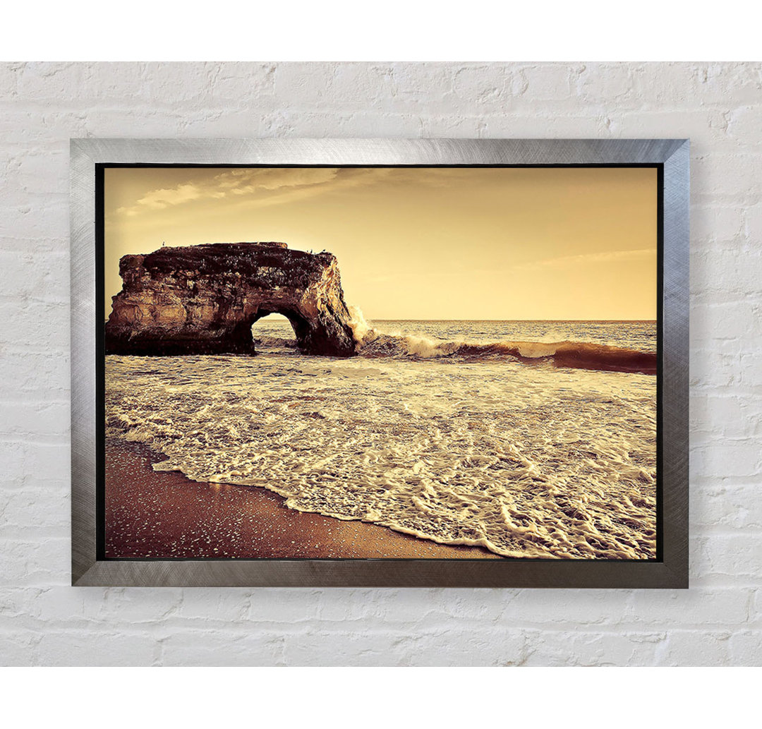 Gerahmtes Wandbild Beach Arch