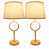Antique Brass with Cream Shades is out of stock