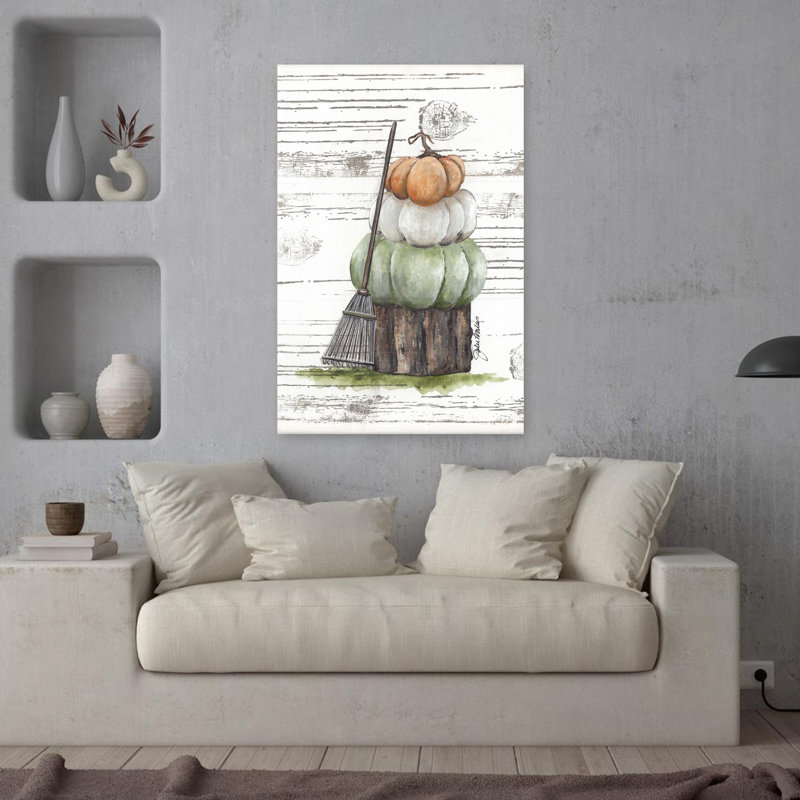 Raking Leaves Rustic Tree Art, 36" H x 24" W