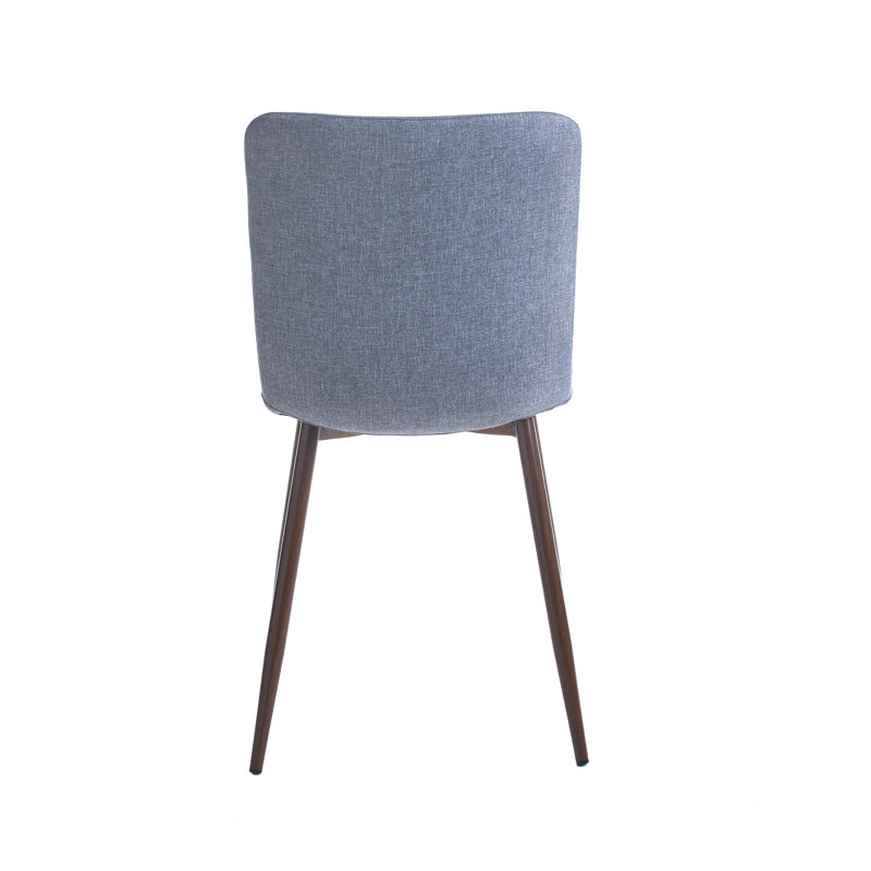 46cm H Fabric Upholstered Side Chair, Grey