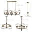 Lustre classique spectaculaire à 5 lumières Derrick-1937022092