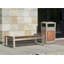 Banc de pique-nique en acier inoxydable Skyline