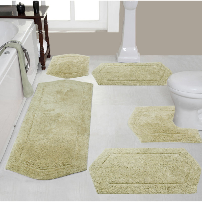 Tapis pour salle de bain Morissette, Sauge