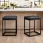 Tabouret de comptoir de cuisine moderne taupe foncé de 24 po avec repose-pieds rembourré Borough-55602656-115273438-72244468