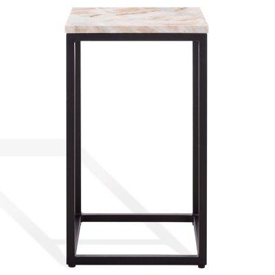 Macklyn Square Marble Top Accent Table