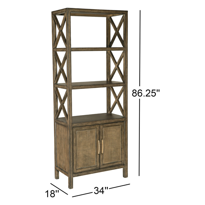 Surfrider Bookcase, Brown
