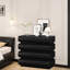 Commode de chambre noire avec 8 tiroirs - Rangement polyvalent pour divers articles Commode à tiroirs en métal avec structure stable-542022781