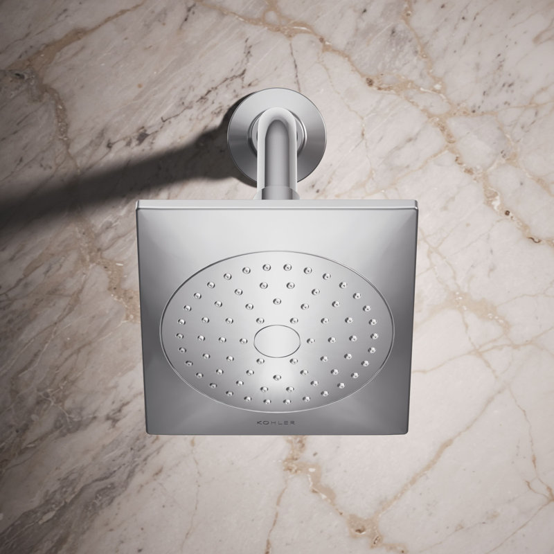 Loure® Full/Standard Fixed Shower Head, Polished Chrome