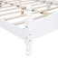 Structure de lit plateforme, lit plateforme de style rétro