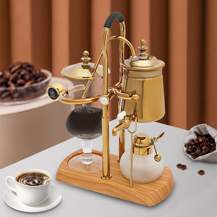 Vintage Style Luxury Coffee Maker  Belgian Royal Coffee Machines