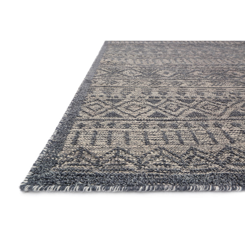 Hansel Wool Geometric Indoor Rug, Rectangle 5'6" x 8'6"