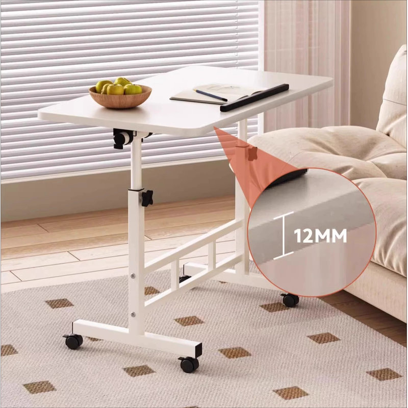 Adjustable Folding Laptop Desk For Home Office Study, Portable Bedside Table With Height Adjustment, Compact Writing Desk For Dorm Room And Small Spaces