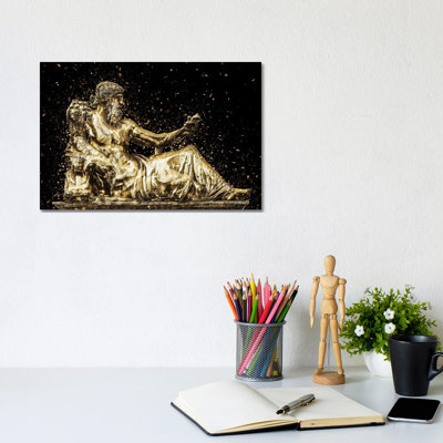 Golden - Ancient Rome by Philippe Hugonnard - Wrapped Canvas Gallery-Wrapped Canvas Giclée
