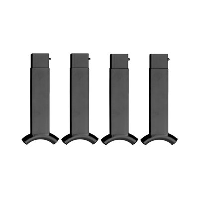 Disc-O-Bed Stack Adapter Kit for Disc-O-Bed 2XL Cot Systems to Bunk Beds, Black