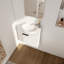 Meuble-lavabo à fermeture en douceur avec lavabo, 16 pouces pour petite salle de bain-604413515-604413512