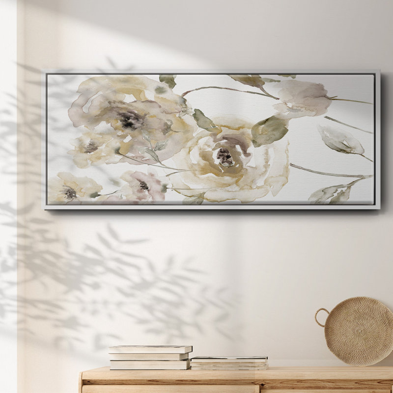 Translucent- Framed Canvas, 12" H x 30" W