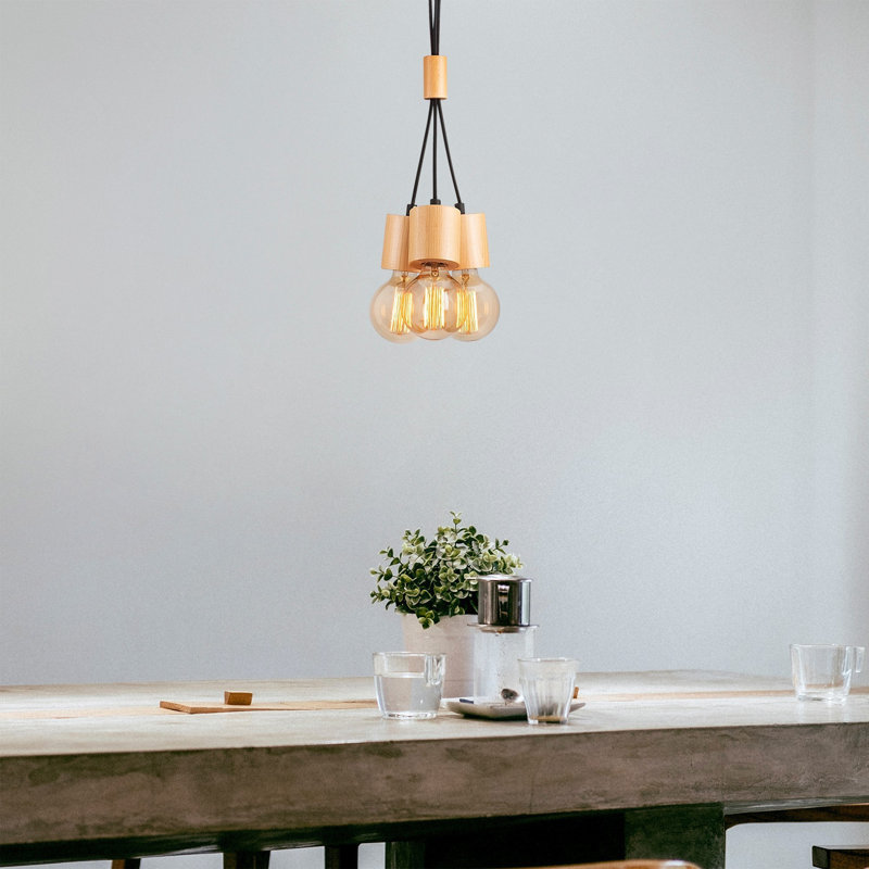 Luminaire suspendu 5 lumières Heng