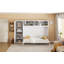 Grand lit escamotable mural avec armoires