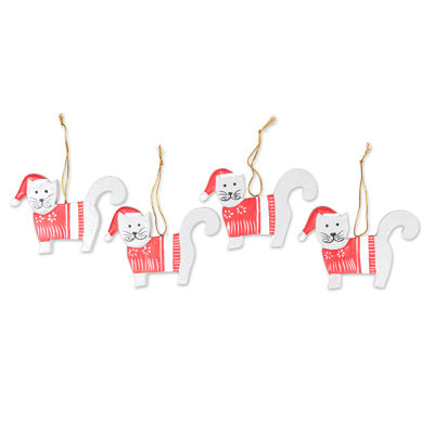 3.9'' Animals Lighted Hanging Figurine Ornament