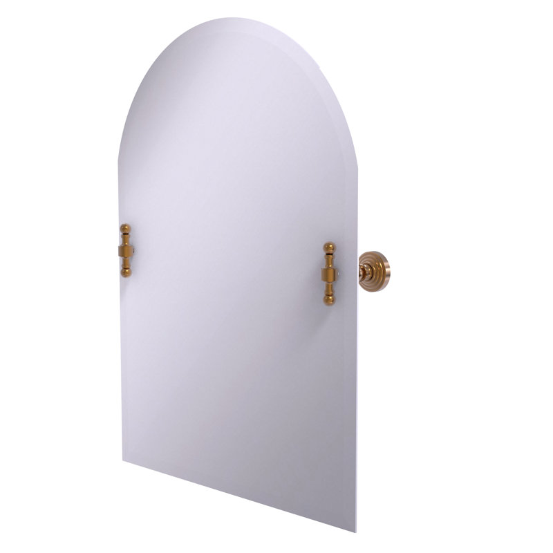 Miroir d'appoint Retro Wave, Bronze brossé