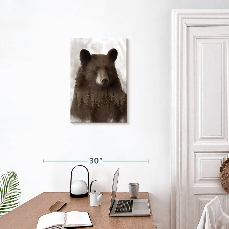Brampt Brown Forest Bear, 24" H x 16" W