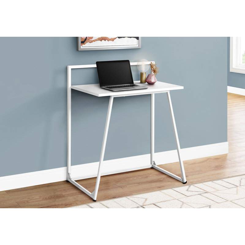 Bureau d'ordinateur, bureau personnel, ordinateur portable, L 30 po, bureau, Blanc