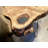Round Live Edge Ambrosia Maple End Table