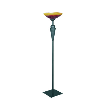 68'' Black Torchiere Floor Lamp