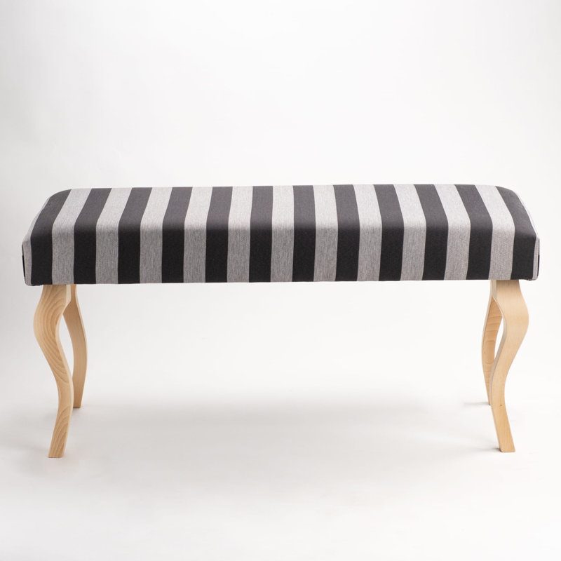Denico Velvet Upholstered Bench, H45 x W140 x D30cm