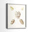 Pastel Knorr Shells VI - reproduction encadrée de qualité supérieure - prête à être accrochée - aucun clou requis - aucun clou requis-171660170-171660168