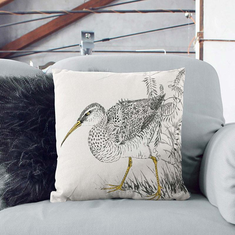 Square Cushion, Black, 55cm H x 55cm W x 20cm D