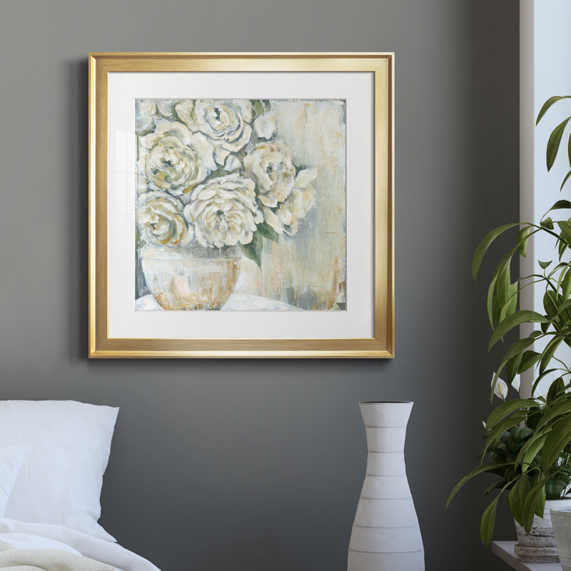 Tocco Del Sole - Reproduction d'art sur papier encadrée, Papier encadré doré, H 17,5 po x l 17,5 po x P 1,5 po