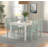 White Rectangular Dining Table
