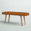 Banc en bois de manguier et cuir-2115839067
