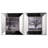 Set of Two Gray Square Framed Art