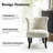 Grenier Traditional Velvet Upholstered Wingback Side Chair with Button-Tufted-1081573184