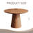 43-Inch Modern Minimalist Wood Round Dining Table-184832020