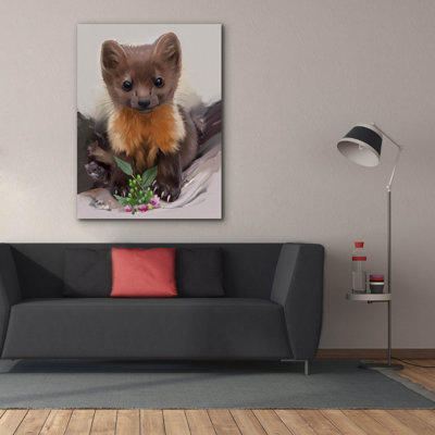 Epic Graffiti 'Fluffy Little Sable'  by Kajenna Art Canvas Wall Art, 40" x 54"