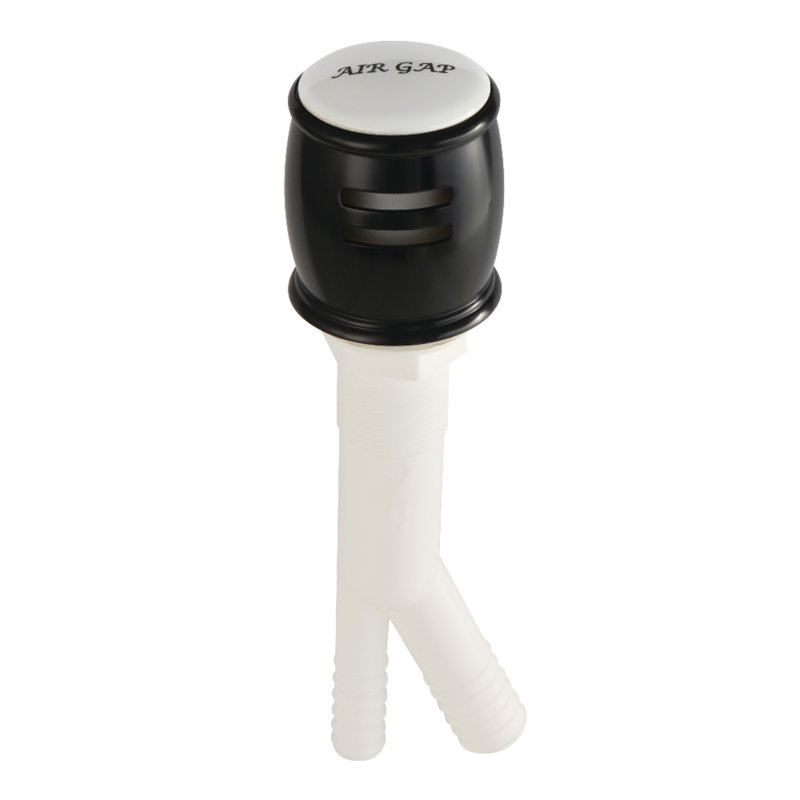 Kingston Brass Heritage Dishwasher Air Gap, Matte Black
