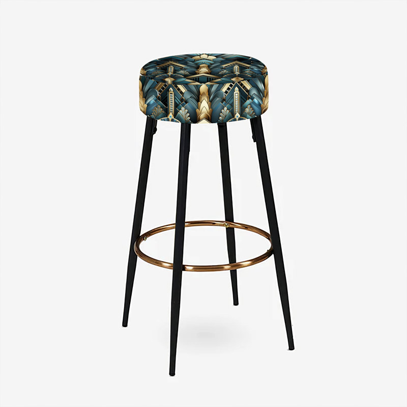 Ensemble de 2 tabourets de bar Art Deco
