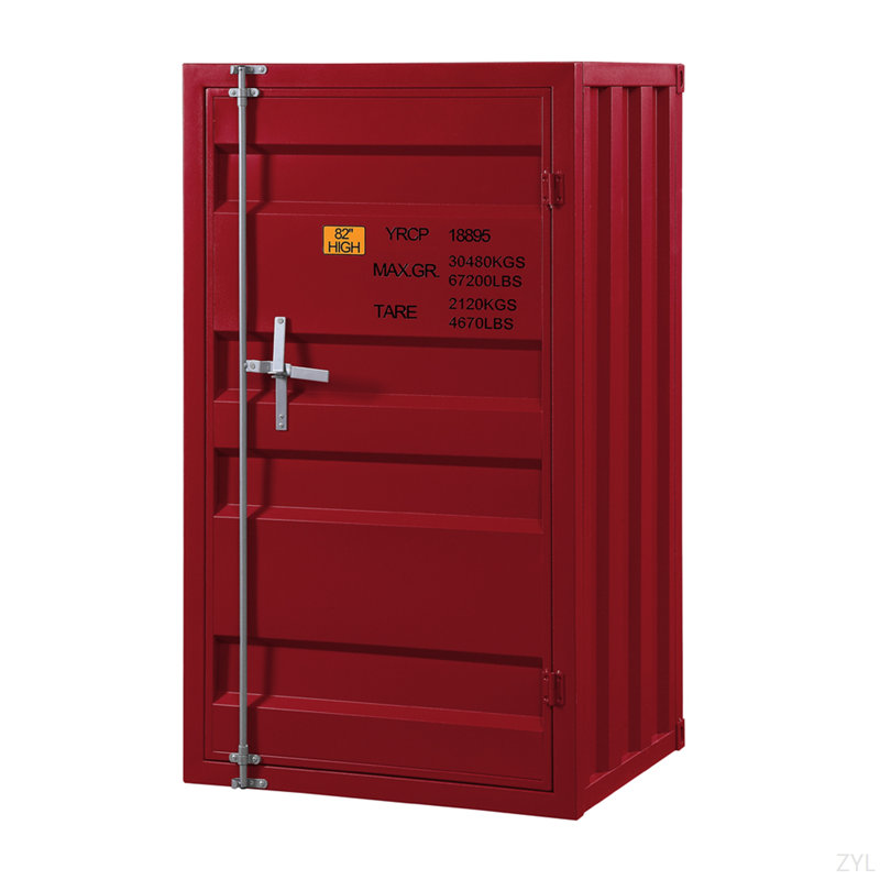 Commode rouge moderne