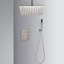 Ensemble de système de douche de plafond avec douchette à main et pomme de douche 10 po-126529239