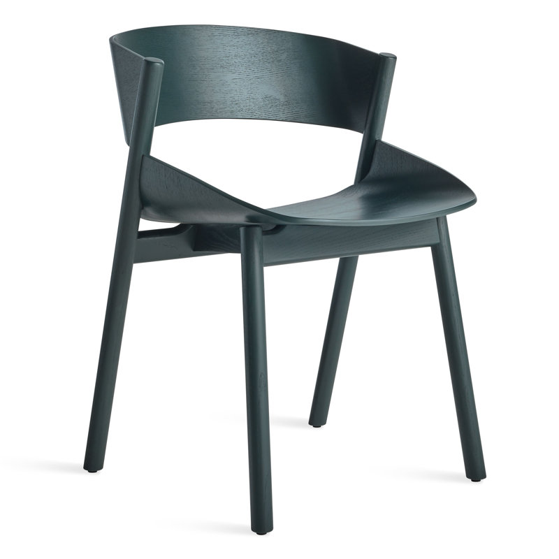 Port 18'' H Upholstered Side Chair, Navy Green