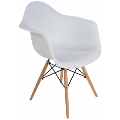 16.54 " H Plastic Armchair